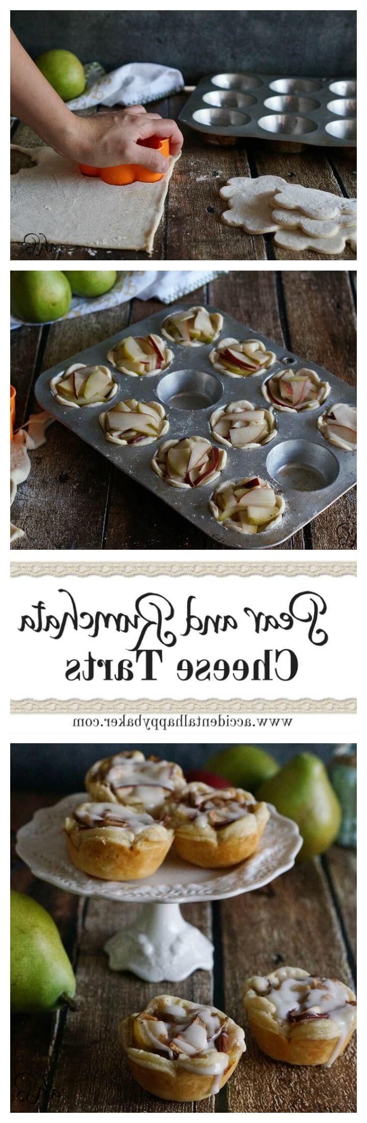 Pear Rumchata Cheese Tarts