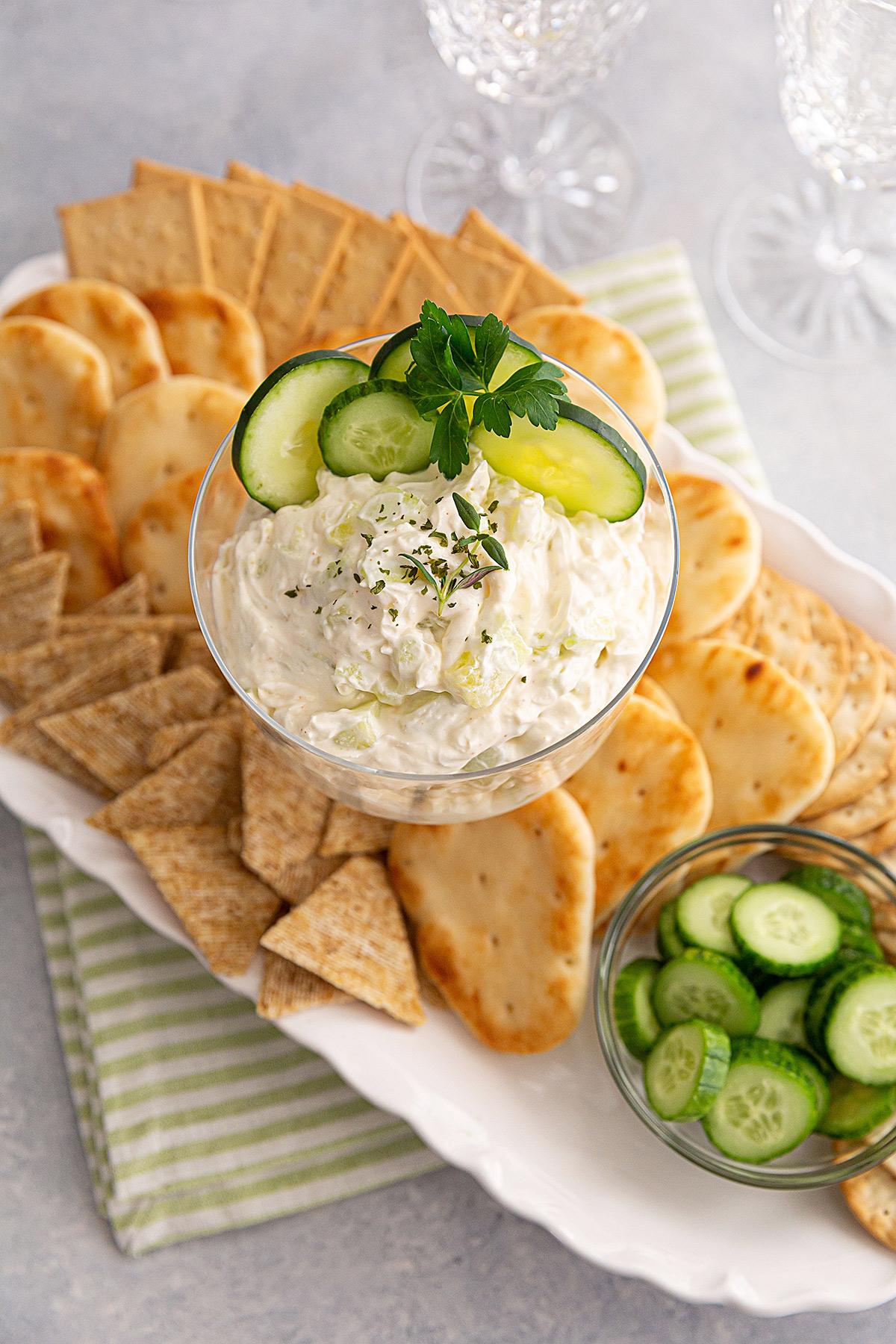 Cucumber Cream Cheese Dip