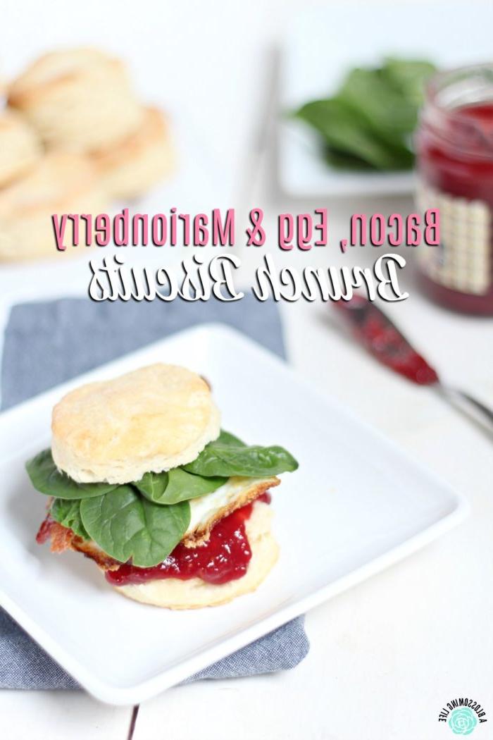 Pastırma, Yumurta ve Marionberry Brunch Bisküvi