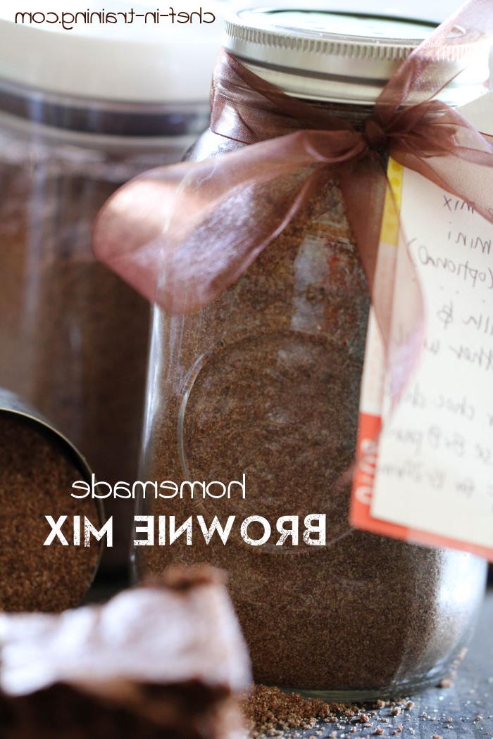 Homemade Brownie Mix from chef-in-training.com ...This is SUCH A GREAT recipe to have on hand. It stores for 10-12 weeks in an airtight container and makes easy and fun neighbor gifts for the holidays!