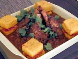 Souris d'Agneau Confites, Sandwiches de Polenta